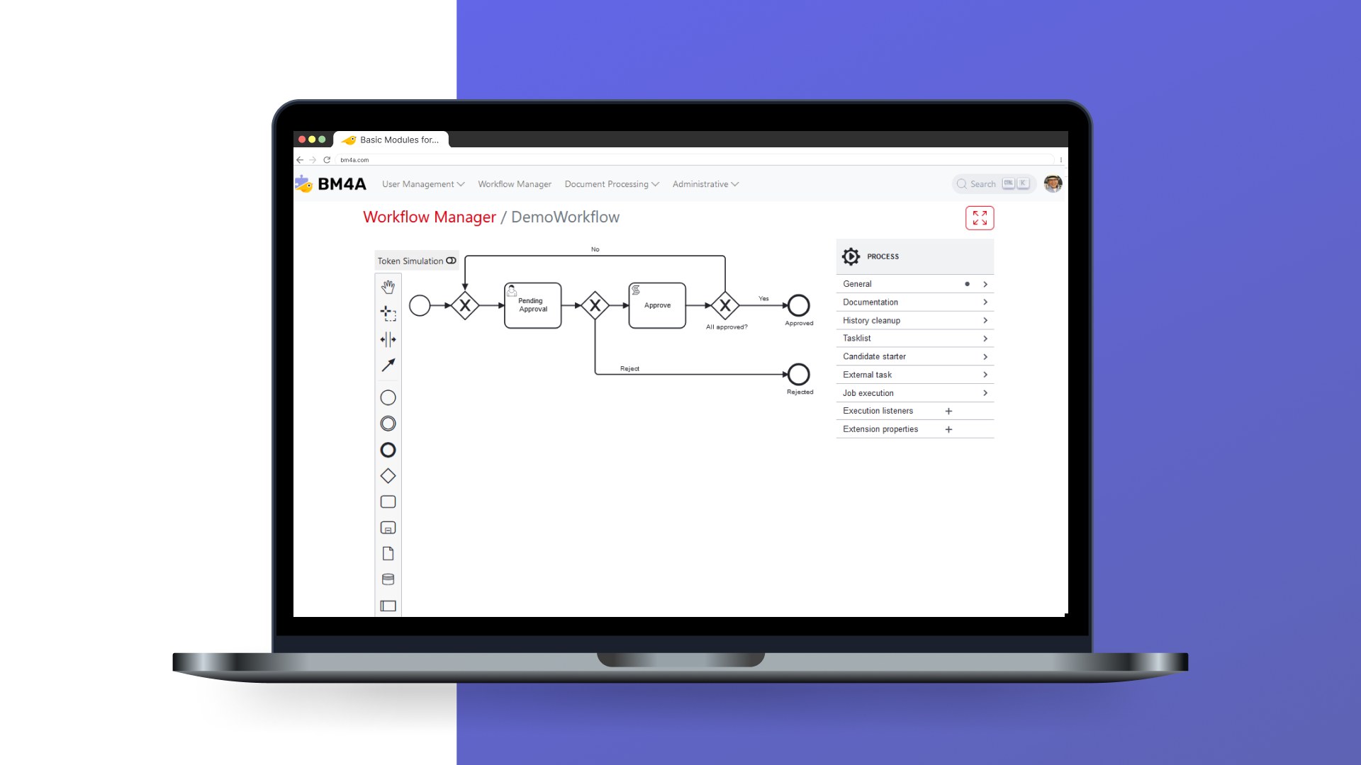 BM4A EQS Software - BM4A EQS workflow manager