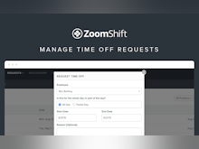 ZoomShift Software - Manage Time Off Requests