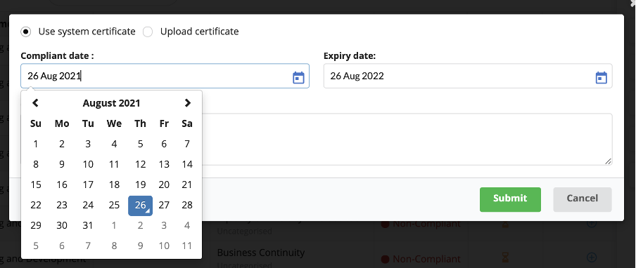 My Learning Hub Software - Certification management