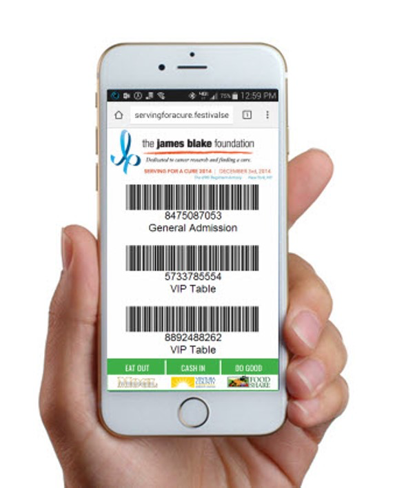 Mobile ticket redemption with barcodes and QR codes