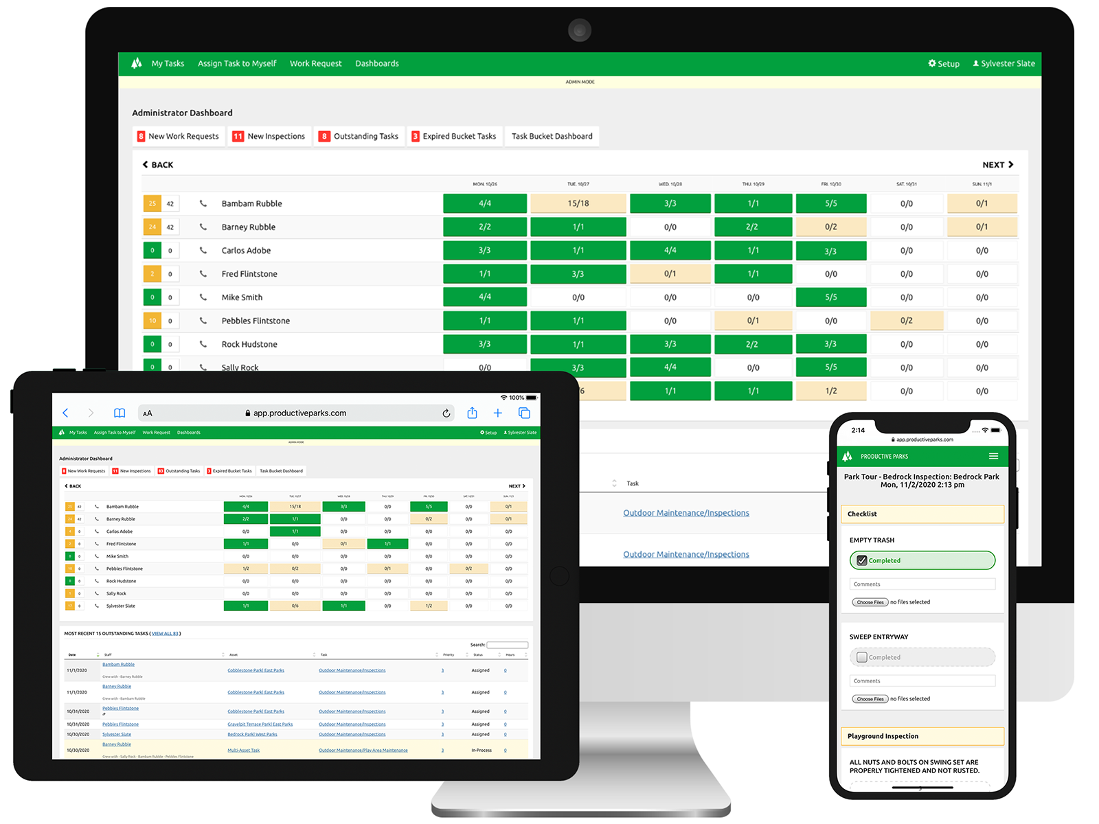 Productive Parks screenshot: Productive Parks