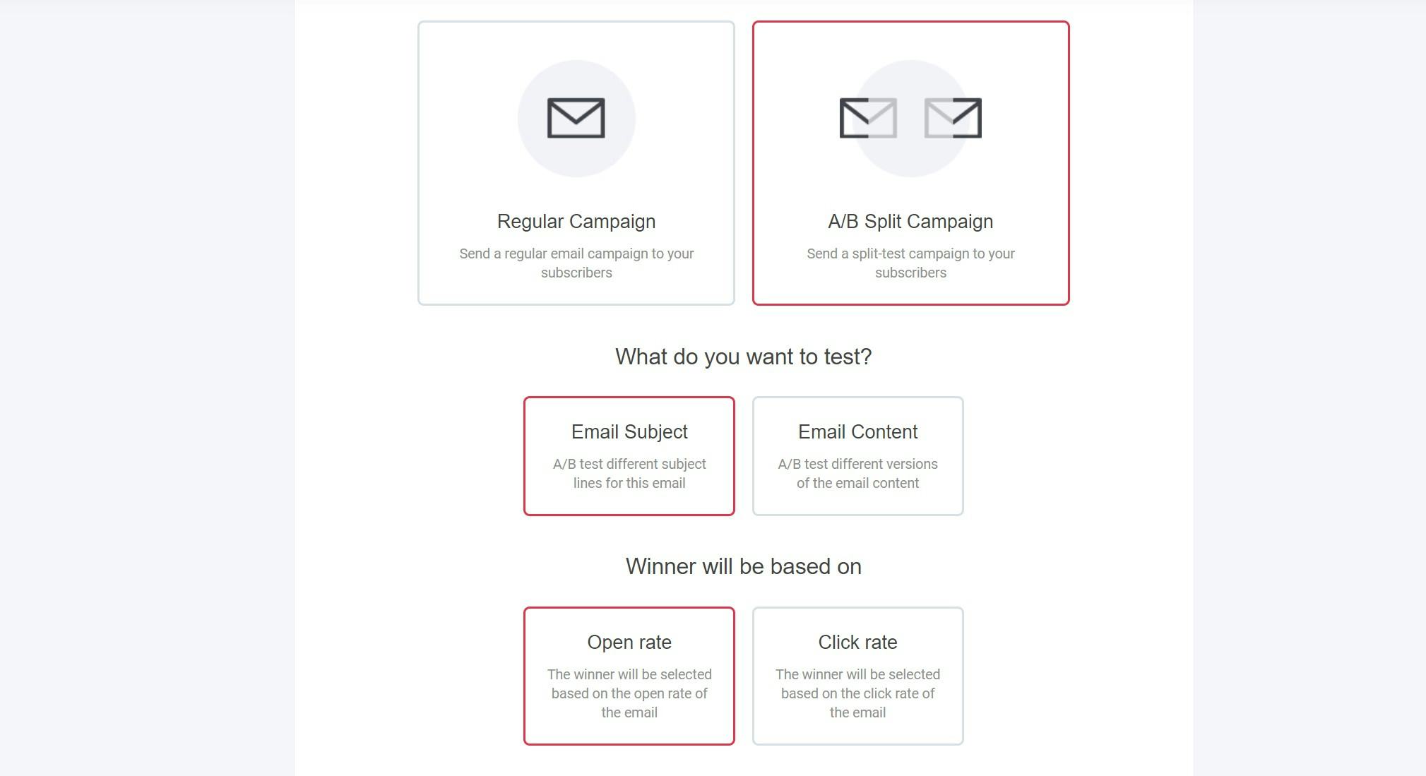 BuildAHustle Software - A/B Test for Email Marketing Campaigns