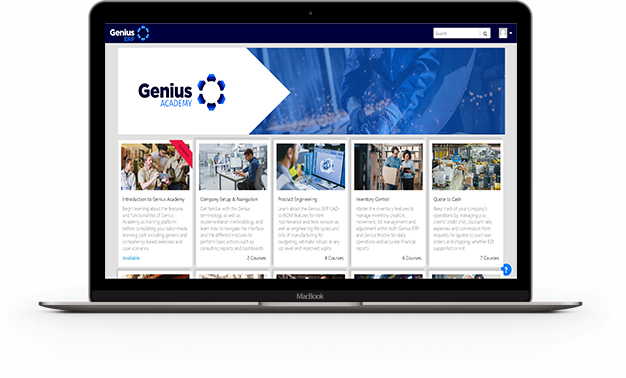 GearUP screenshot: Our industry-leading e-learning program guides teams through every step of the implementation process, from kick-off to go-live. Training—e-learning modules, videos, virtual classes, and more—is personalized for each role within the organization.