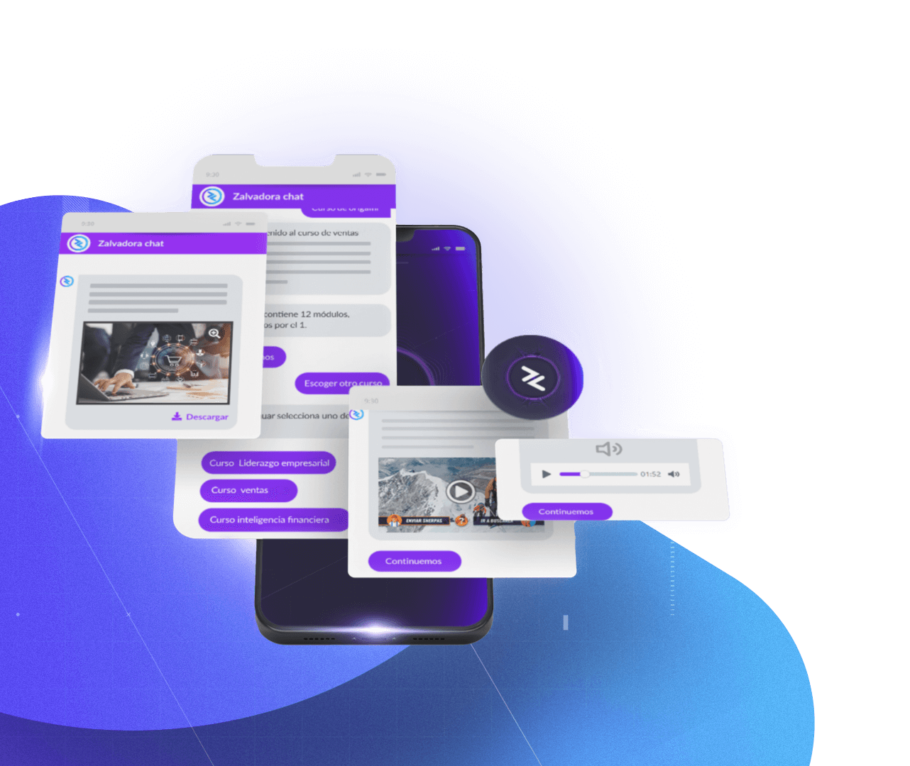 Discover Zeta and train your collaborators through a new chat for business training. We turn an everyday communication tool into a revolutionary training strategy.