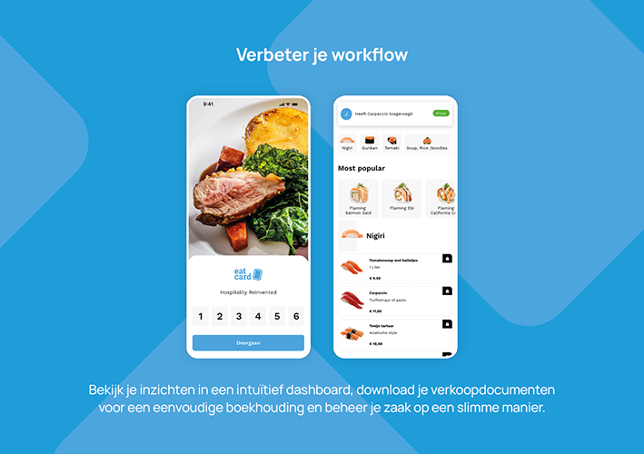 Eatcard screenshot: Eatcard digital menu