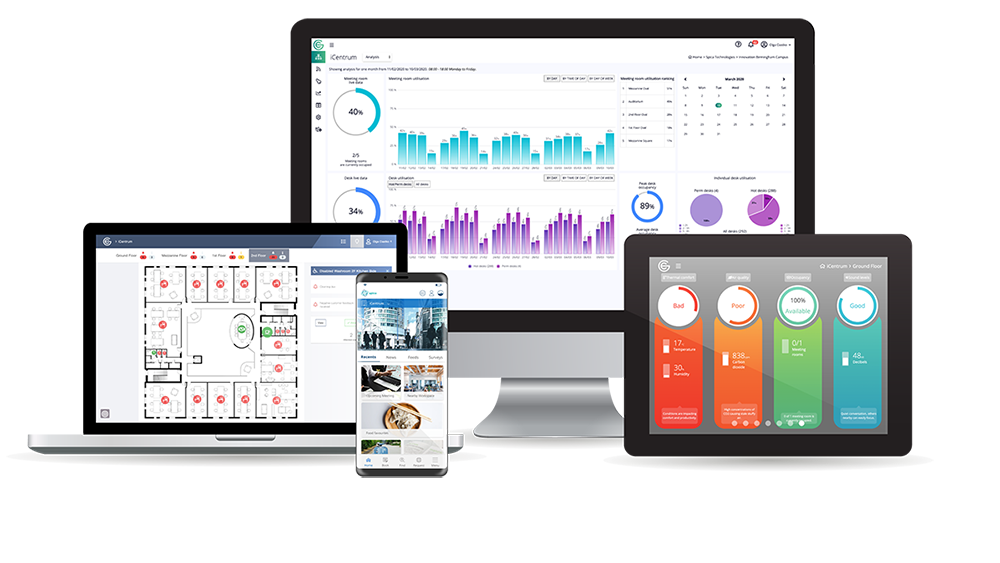 Workplace Analytics, Digital Twin Technology, Air Quality, Workplace App-thumb