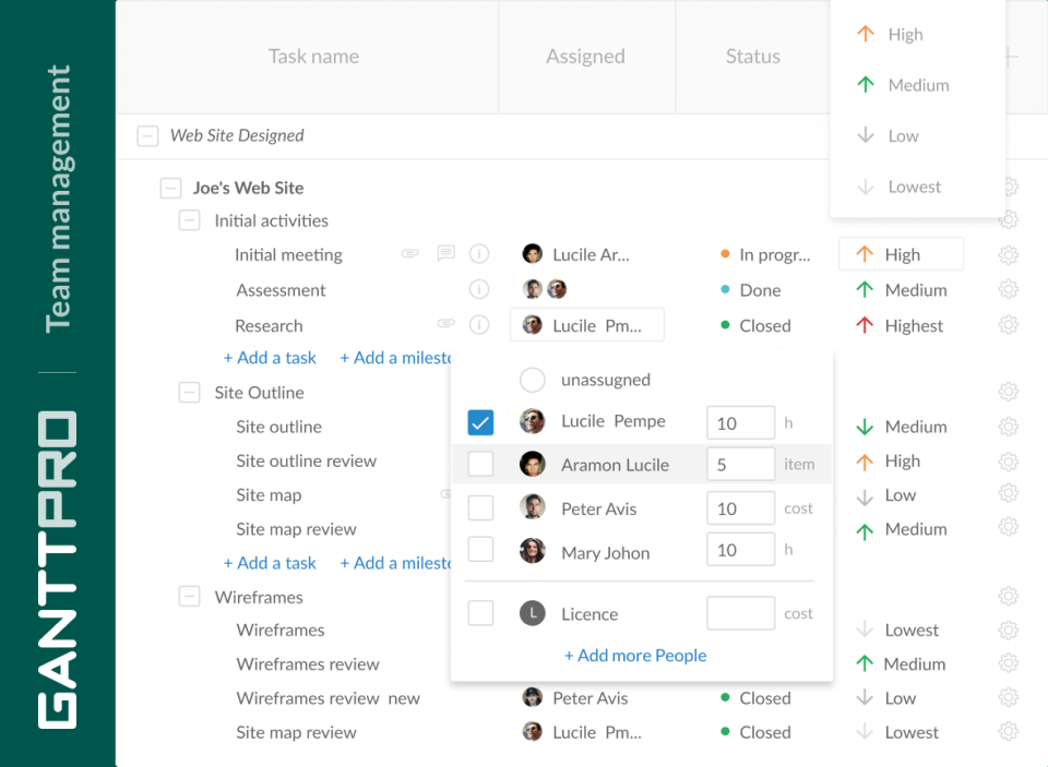 GanttPRO Software - 3