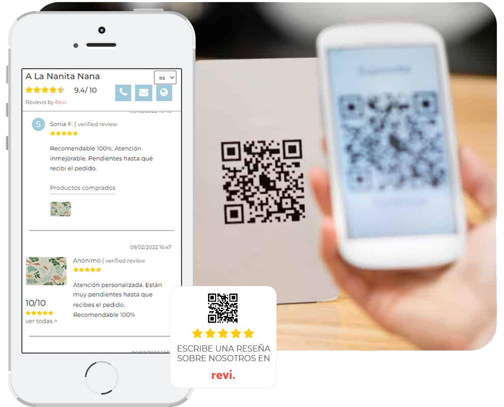 QR Codes to review a store or product