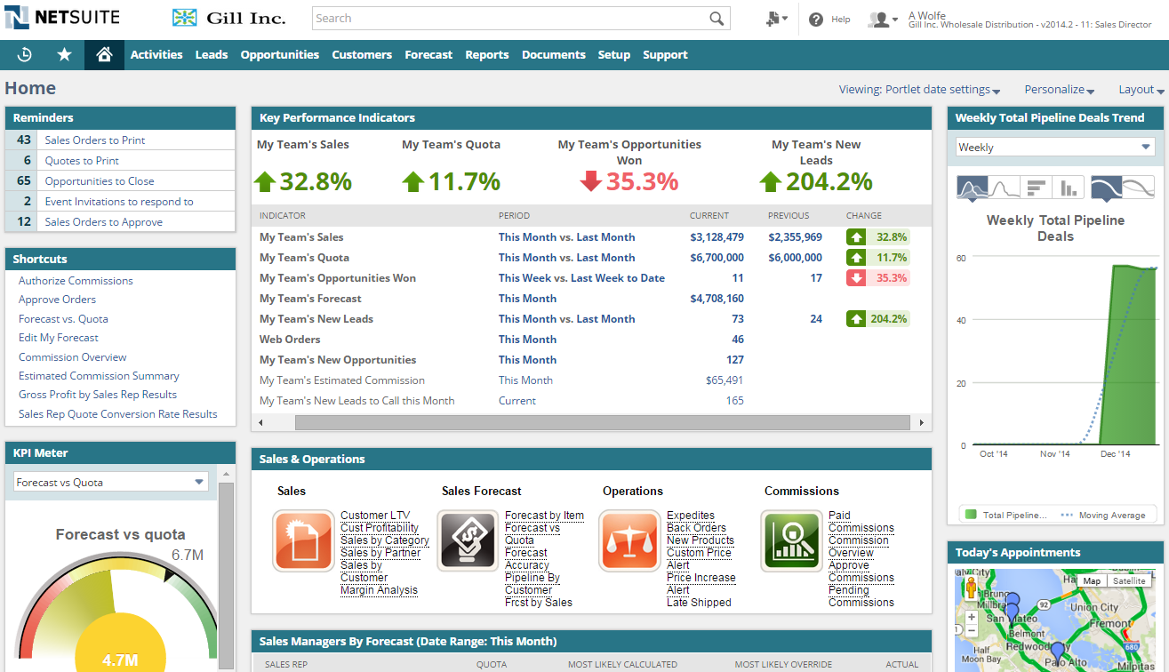 NetSuite CRM Software - NetSuite CRM home page
