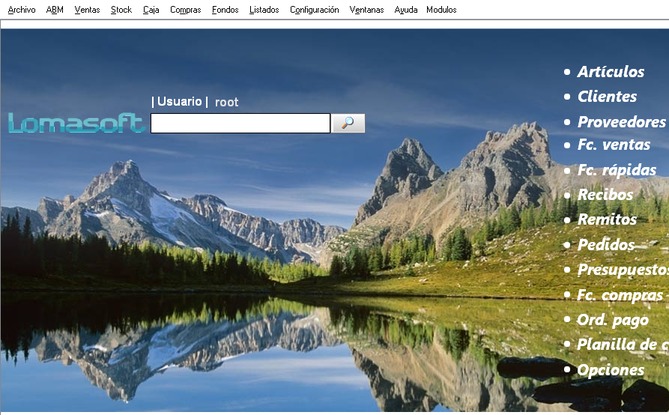 E-Pyme screenshot: Software E-Pyme 4 Base Panel principal