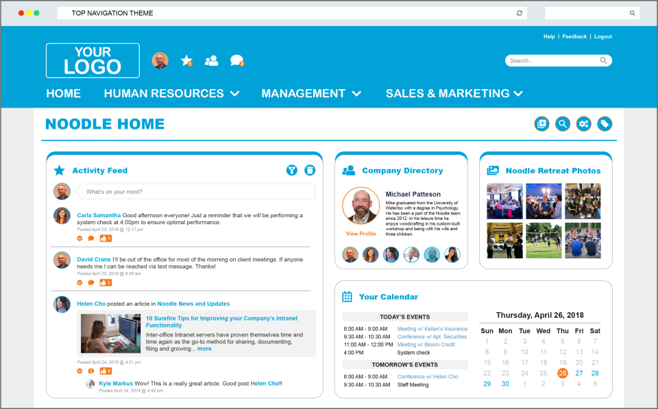 Dashboard layout 3