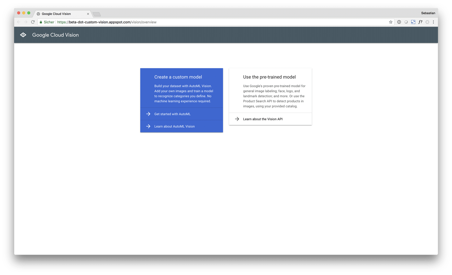 Google Cloud Vision API