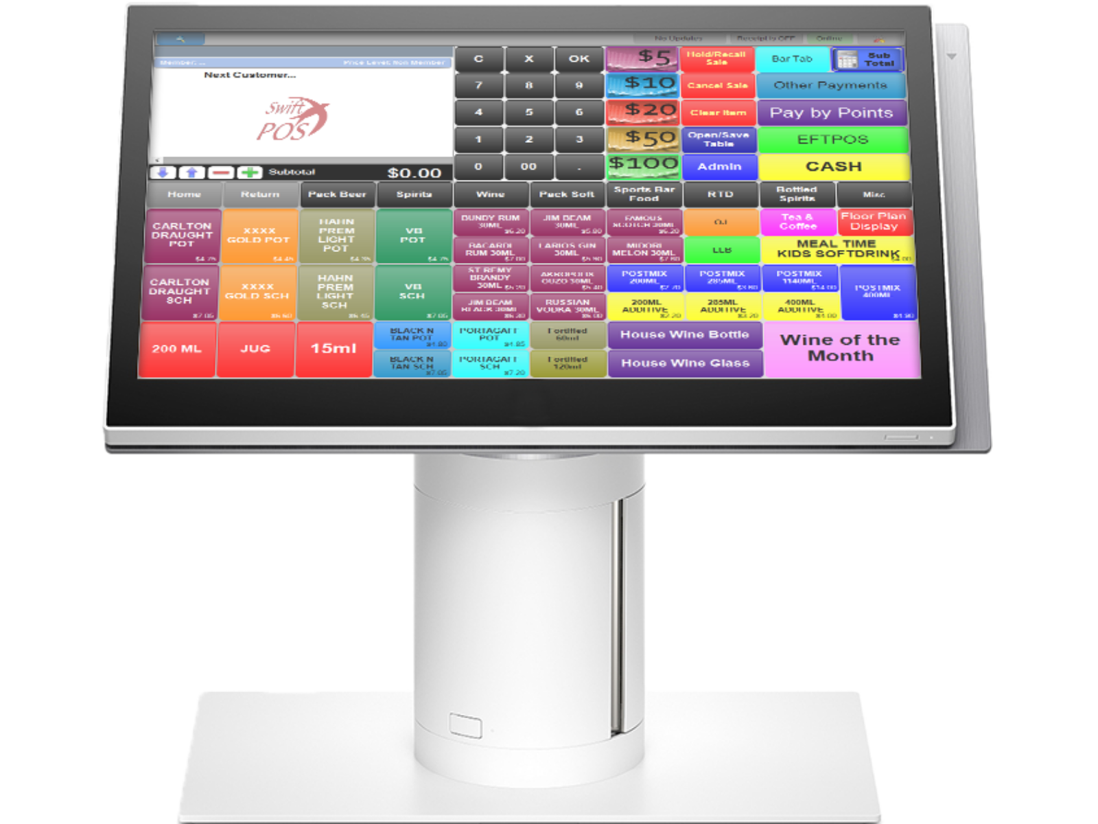 RMS POS - Customizable Touch Screens