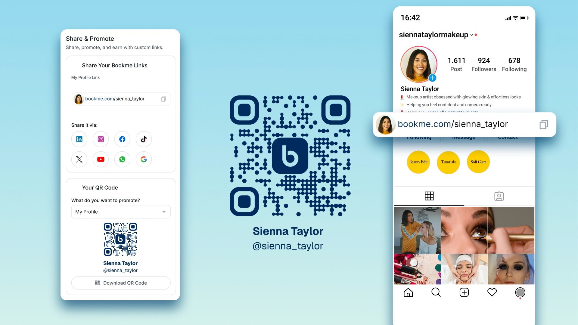 bookme.com Software - bookme.com profile promotion