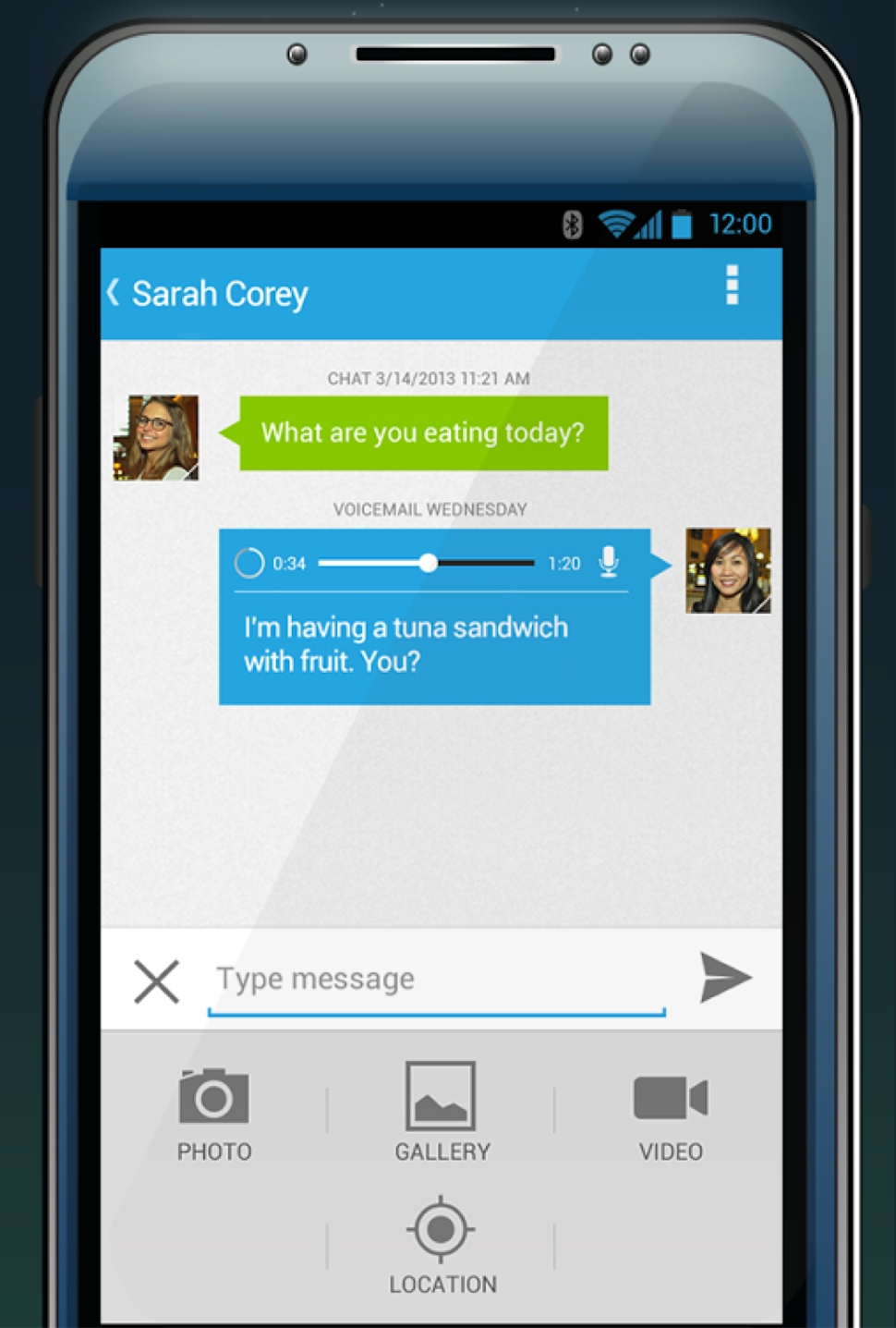 Android visual voicemail
