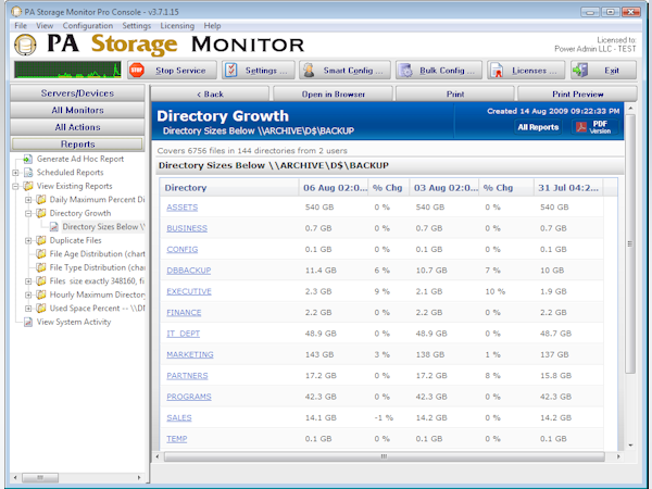 PA Server Monitor Software - 5