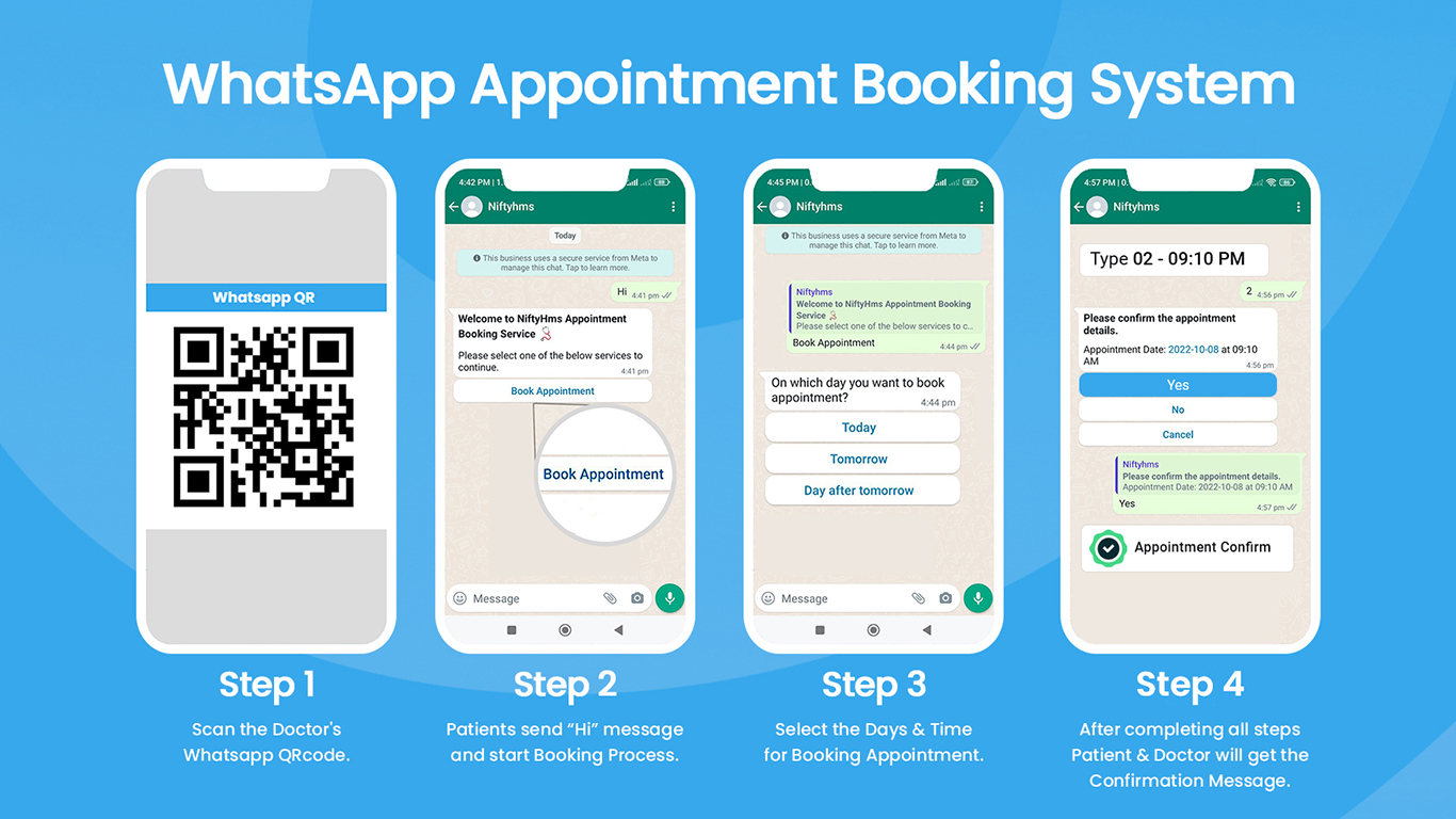 whatsapp appointment booking system