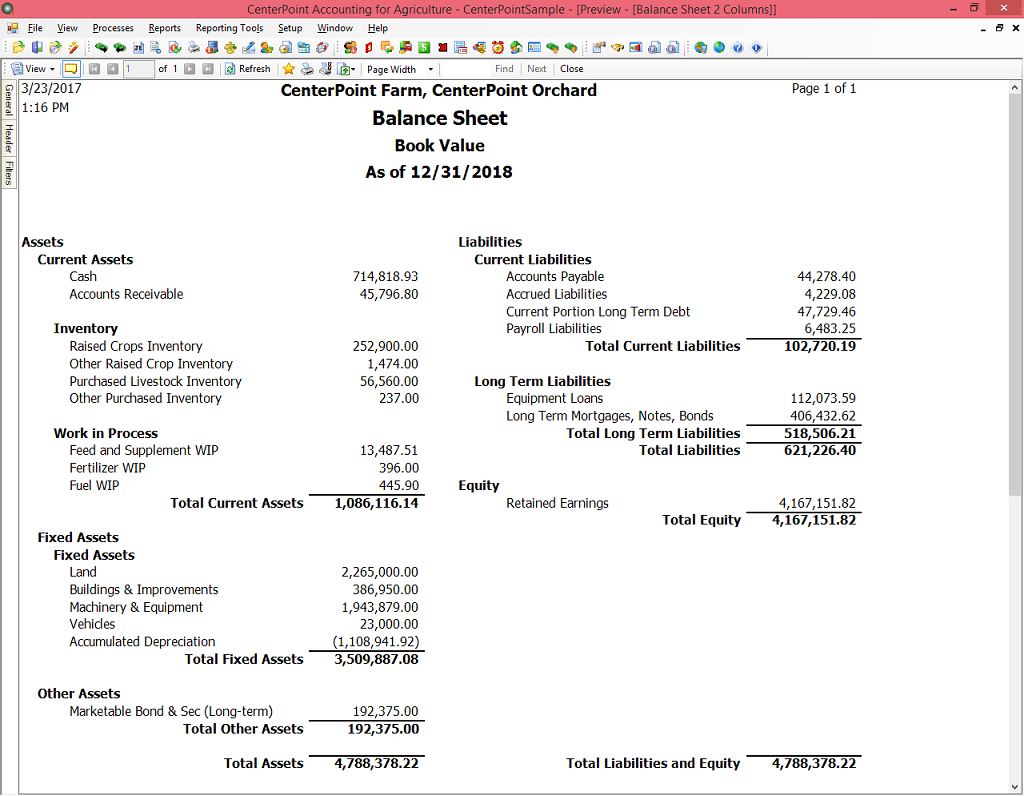 Balance Sheet