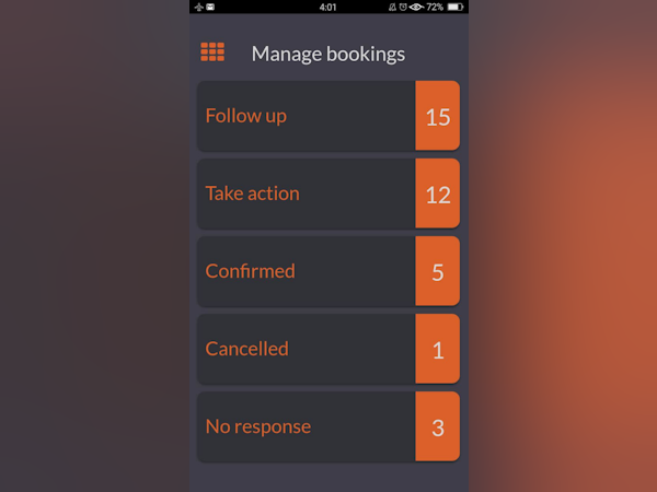 CXONCLOUD Software - Manage Bookings