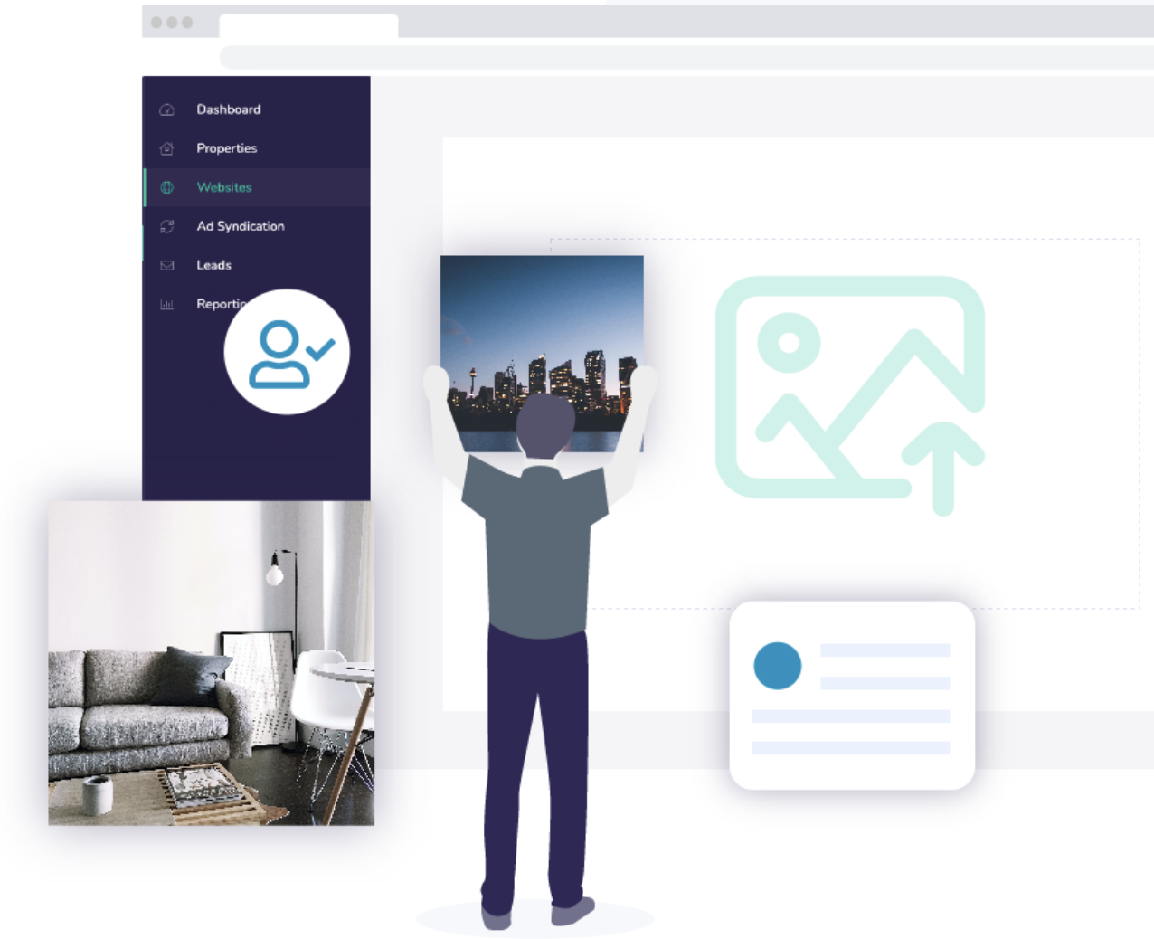 Rentsync screenshot: Manage your content with our CMS that was purpose-built for the rental housing industry