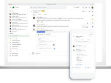 Google Chat Software - Team collaboration in Spaces