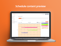Yodeck Software - Schedule your content easily, show the right message at the right time