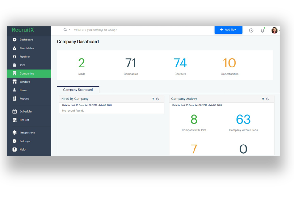 Talentnow RecruitX Software - 3