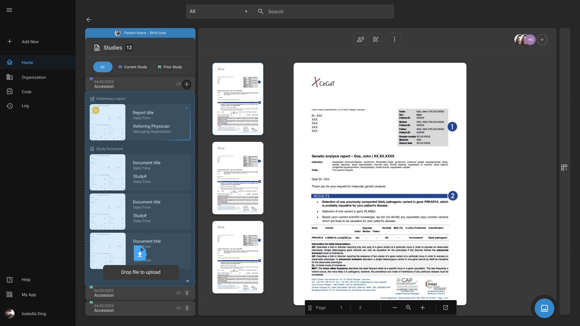 OmegaAI Software - Customizable Radiology Diagnostic Reports