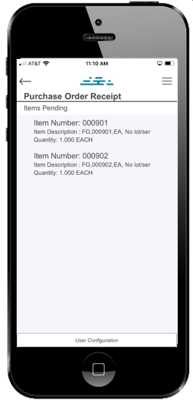 DSI®'s Cloud Inventory® PO Receipt Items Pending-thumb