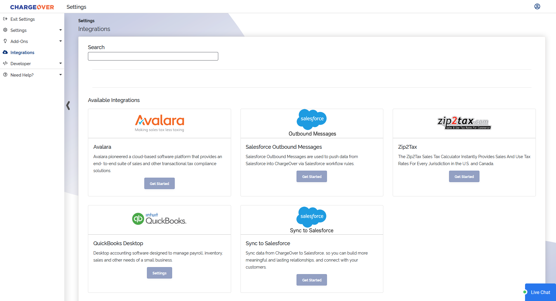 Integration Pages