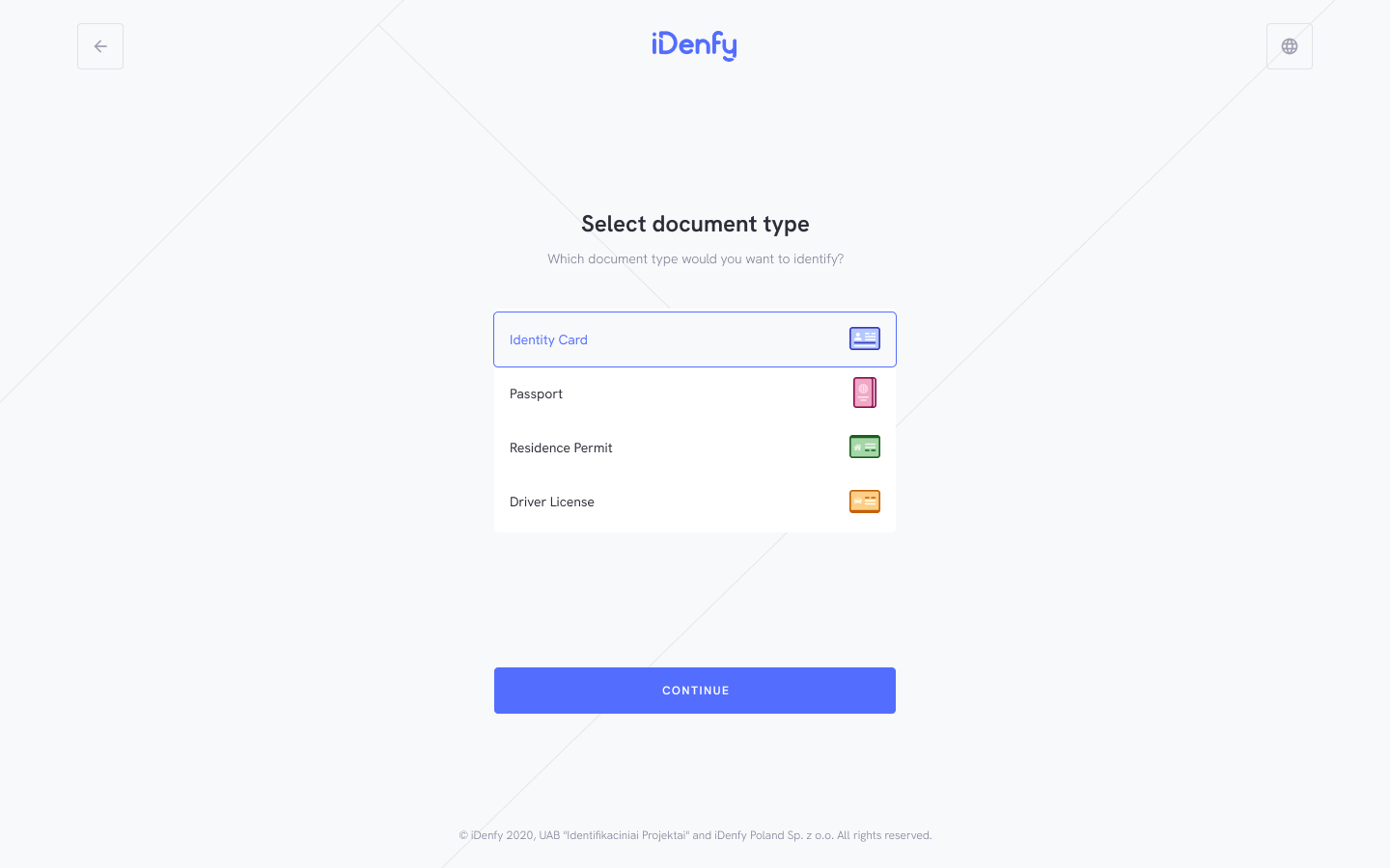 iDenfy Software - 3