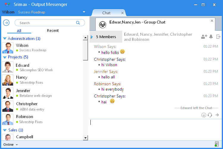 output messenger for mac desktop
