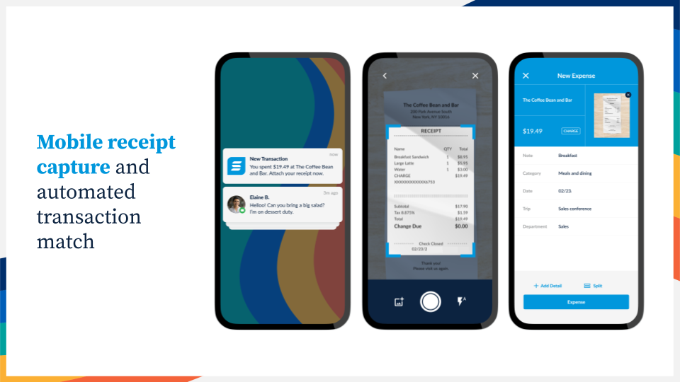 Emburse Spend (formerly Abacus) Software - Easily capture receipts and other expense details quickly at the point of purchase. Submit and approve with a one-touch intuitive mobile experience for iOS and Android.