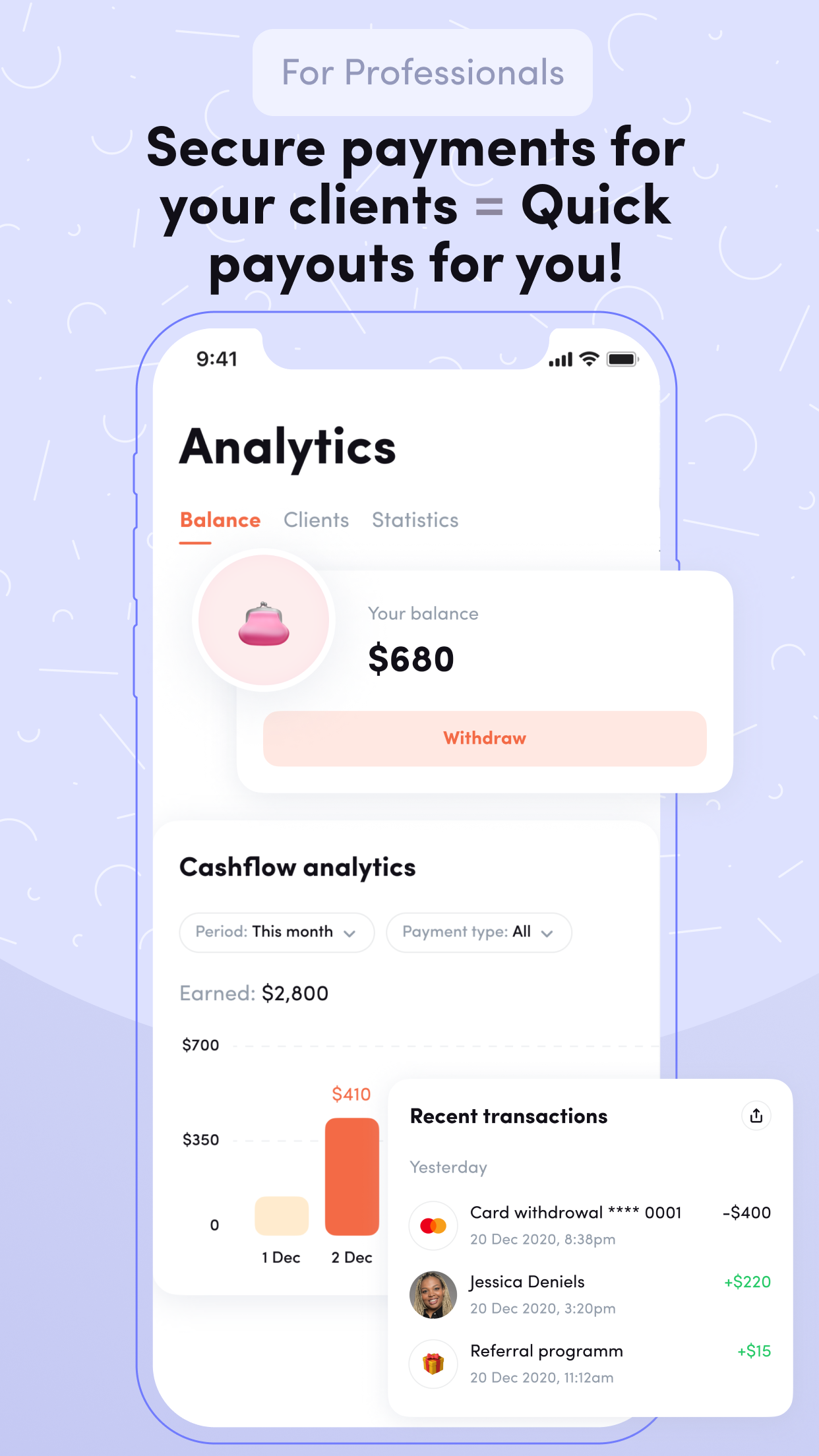 Readyhubb Software - Collect cash or card payments