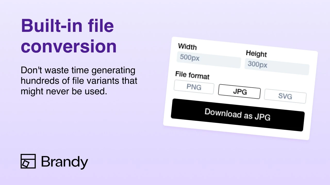 convert files to the preferred format