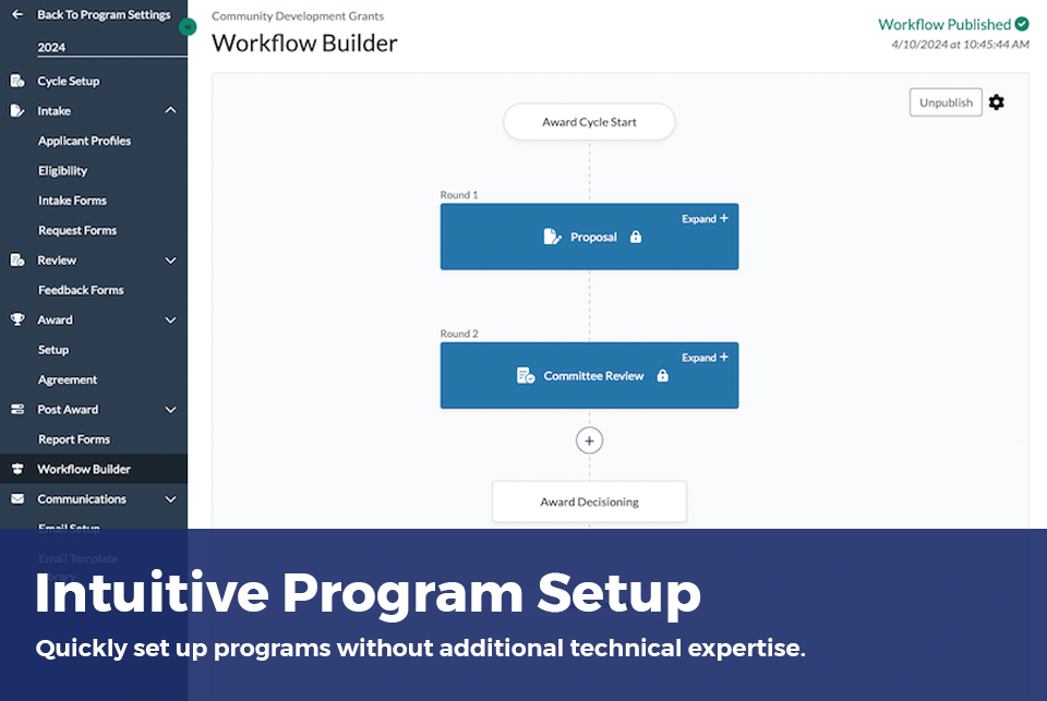 Intuitive Program Setup: quickly set up programs without additional technical expertise.