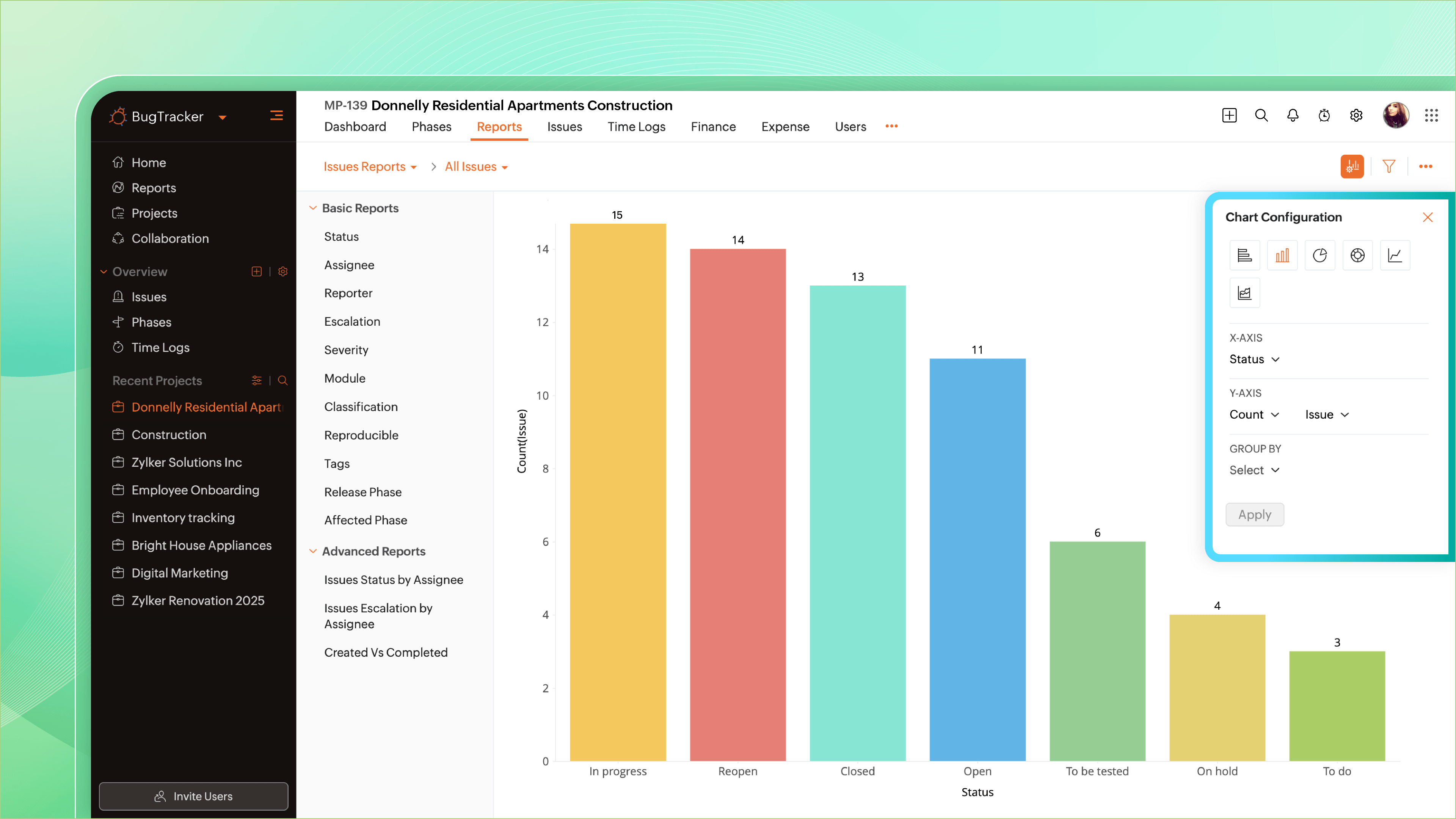 Zoho BugTracker Software - 2