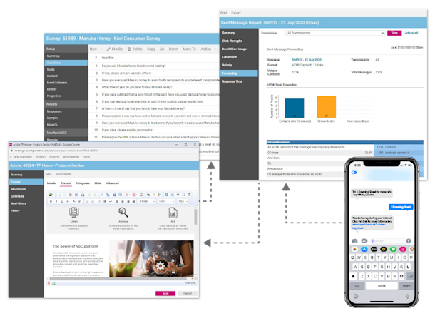 Touchpoint MX screenshot: EMAIL MARKETING
