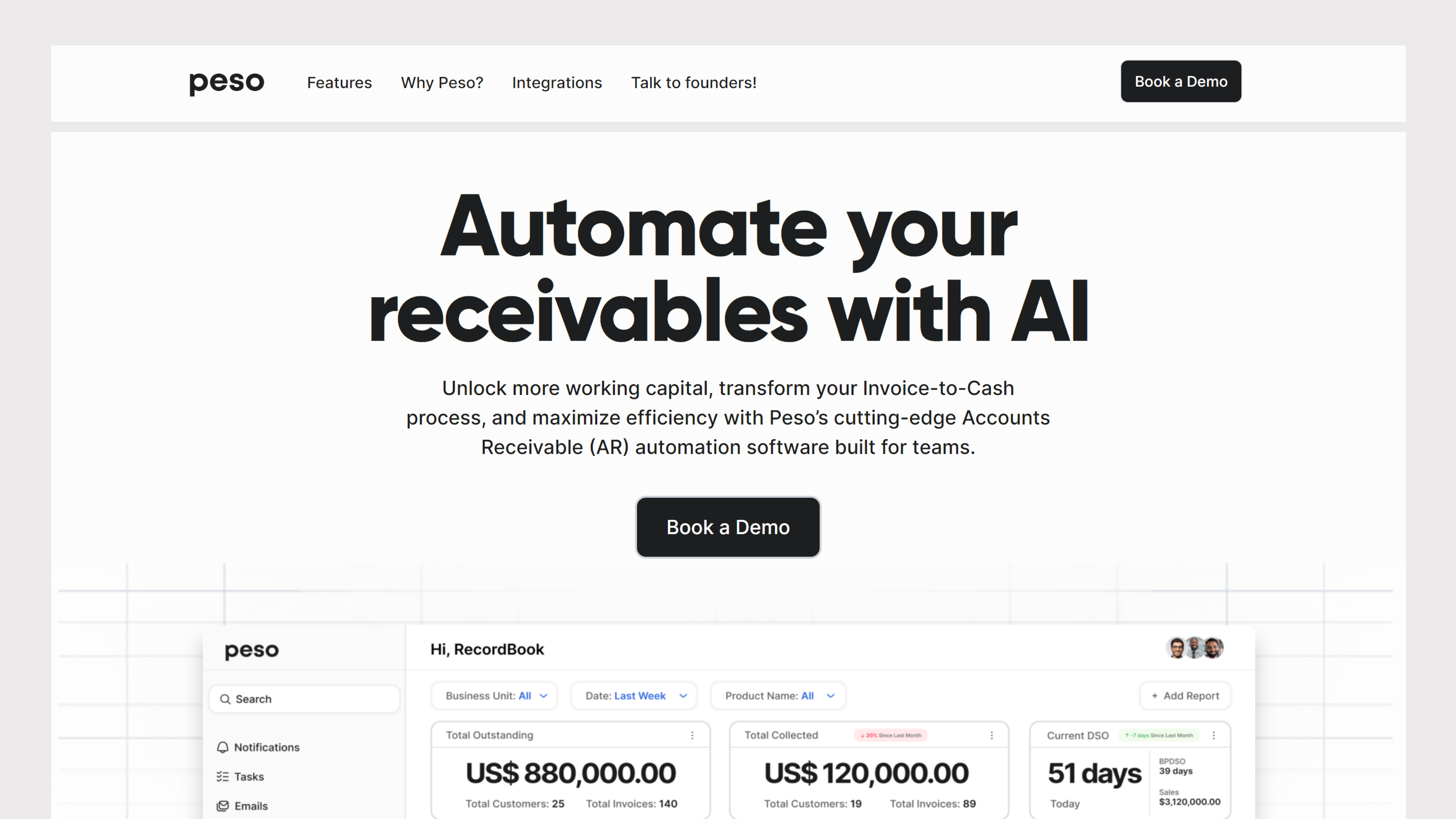 Peso screenshot: Peso AR Automation