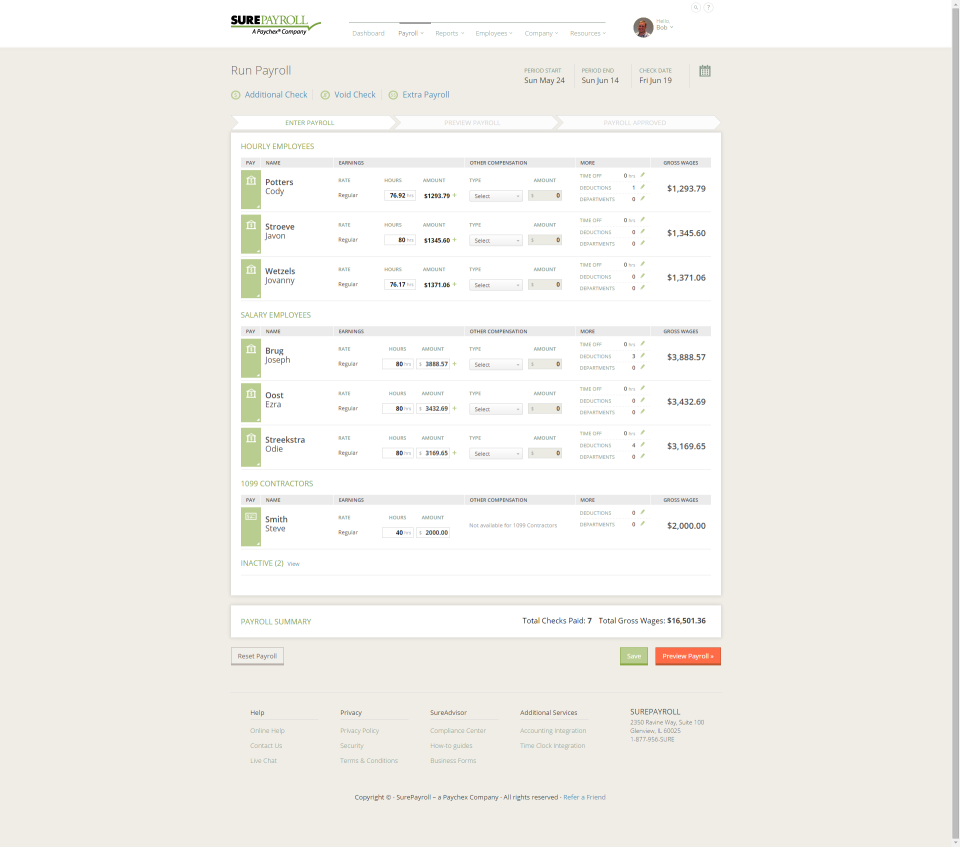 SurePayroll Software - 2