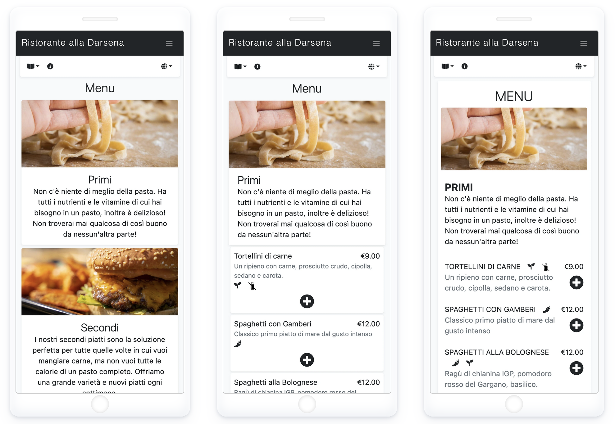 Satisorder screenshot: Customizable menu styles