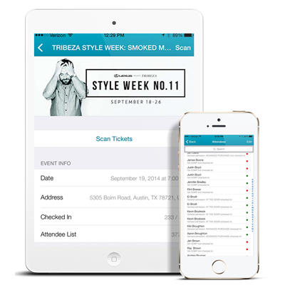 Free mobile scanning apps, laptop check-in, and PDF lists