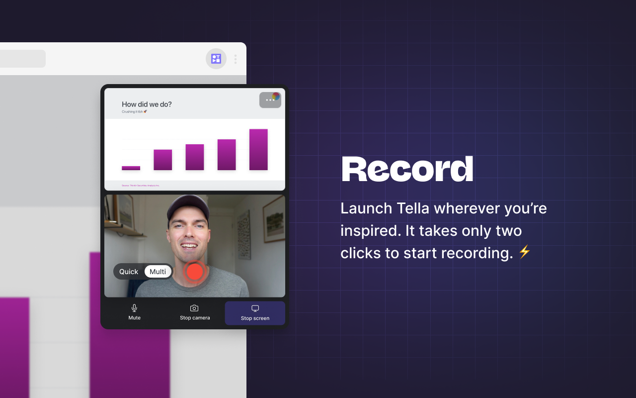 Tella Software - Record your face and/or screen