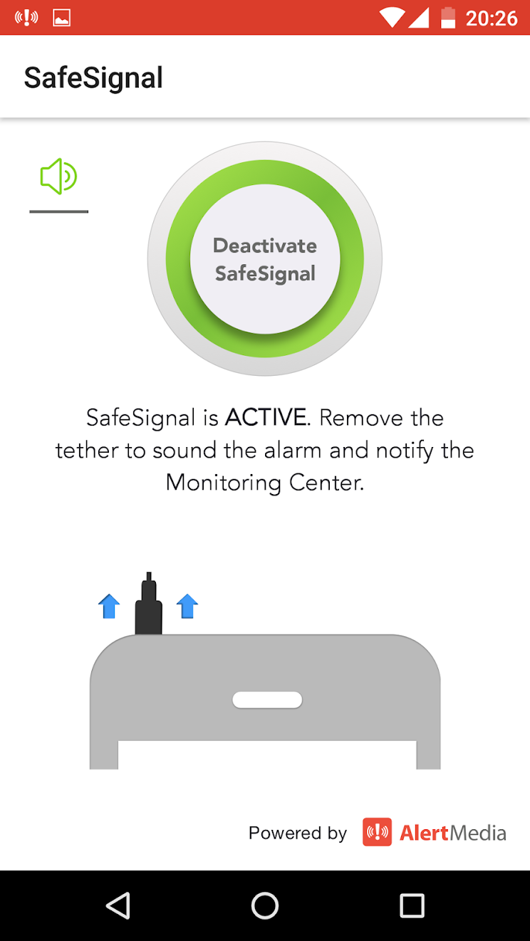 AlertMedia "zero-button" safety app