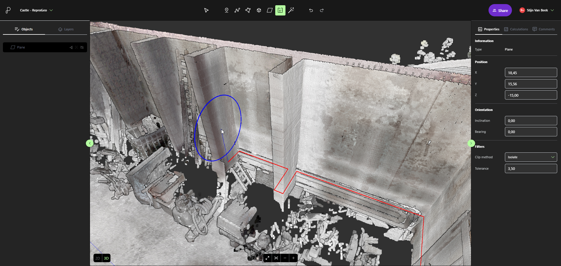 Pointorama screenshot: Create accurate floor plans in a few clicks!
