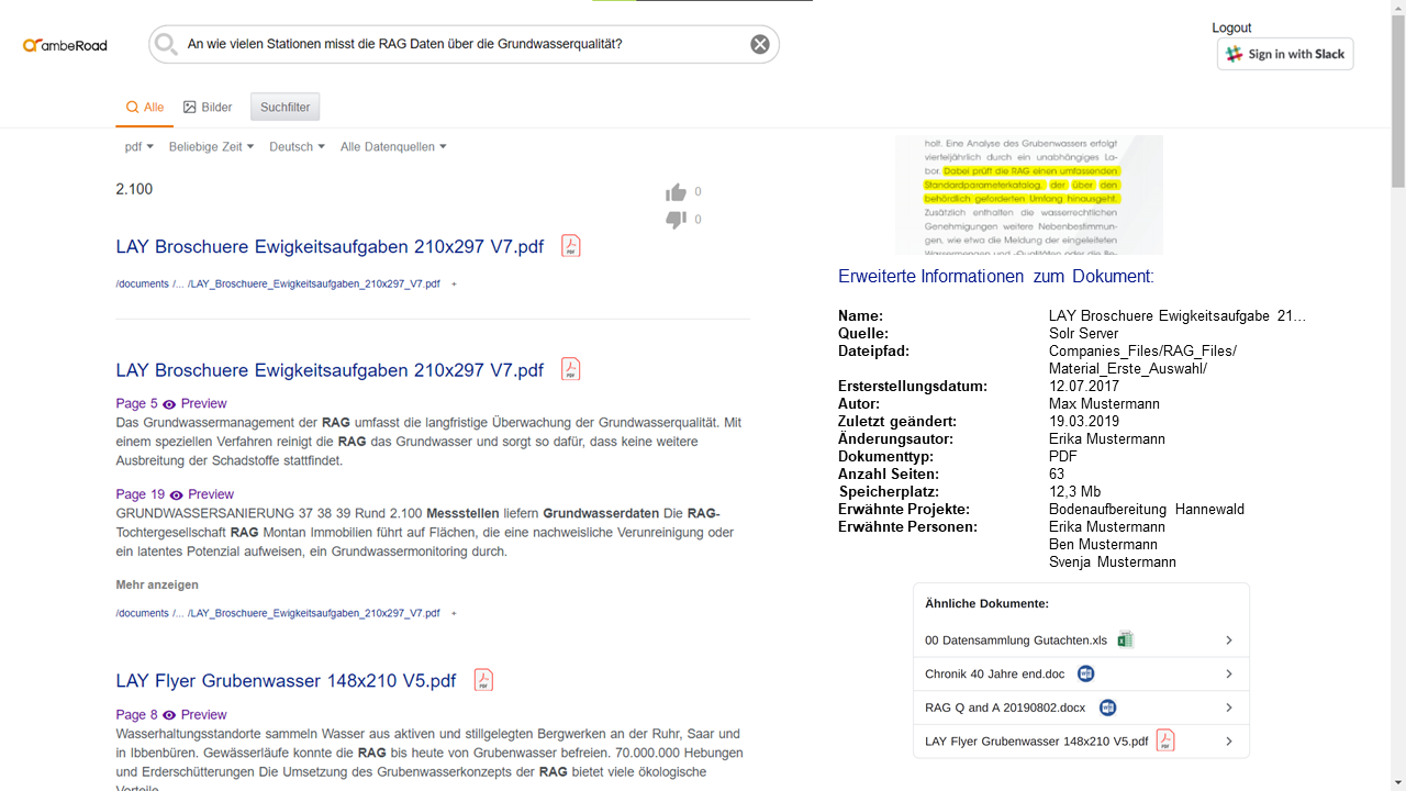 amberSearch Software - 1