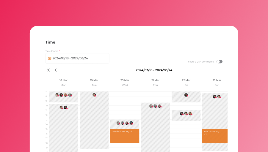 connactz screenshot: connactz Smart Scheduling