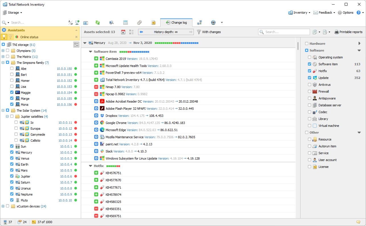 Centralised Network Inventory Total network inventory - verywicked
