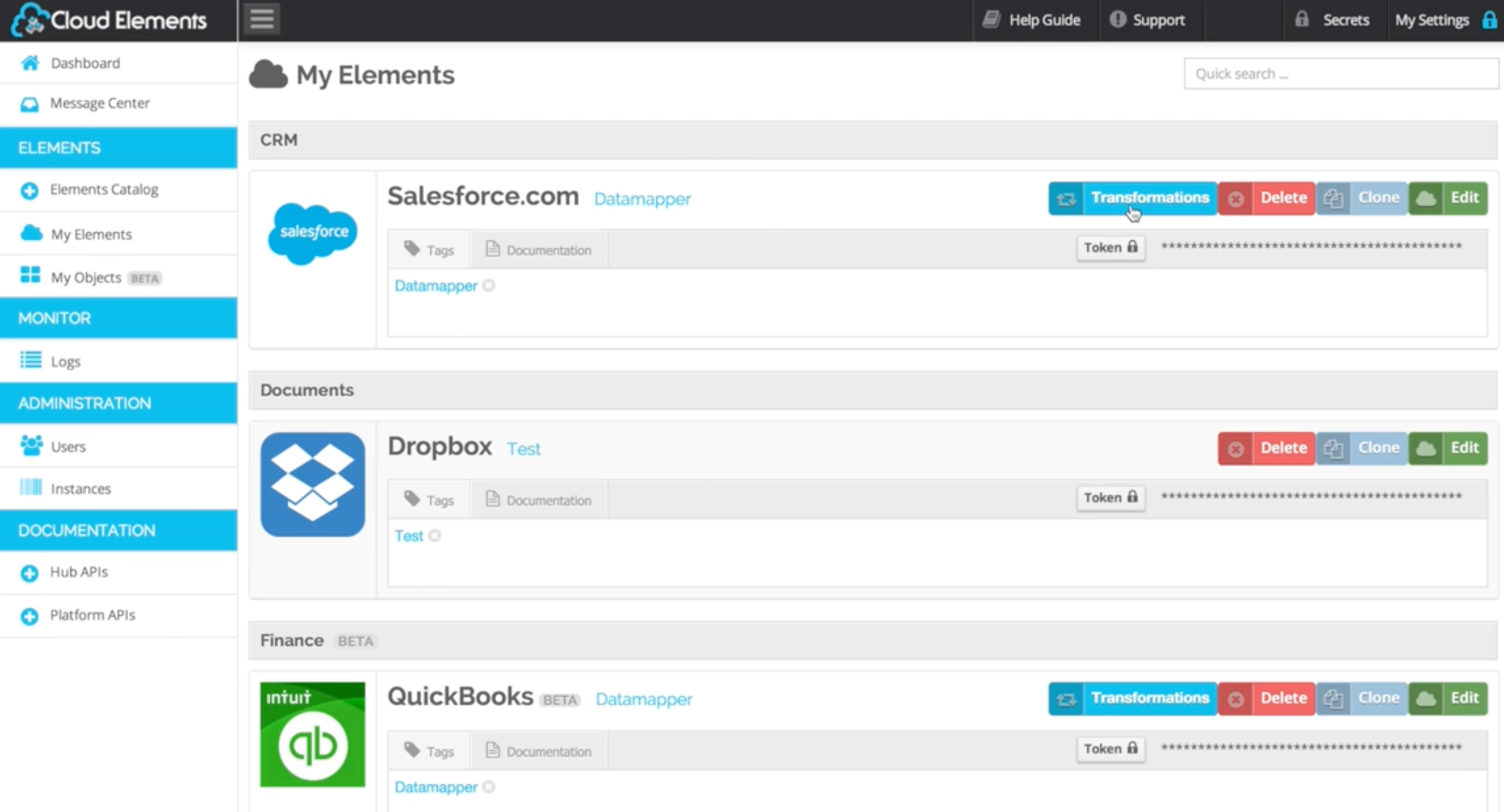 Cloud Elements Software - 1
