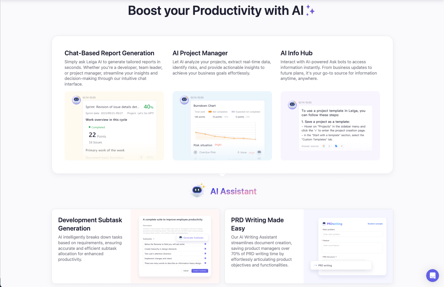 Boost your Productivity with AI